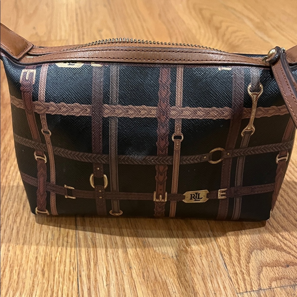 Lauren Ralph Lauren Horse-bit Makeup Case Wristlet
